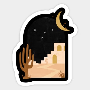 Desert Night Sky Sticker